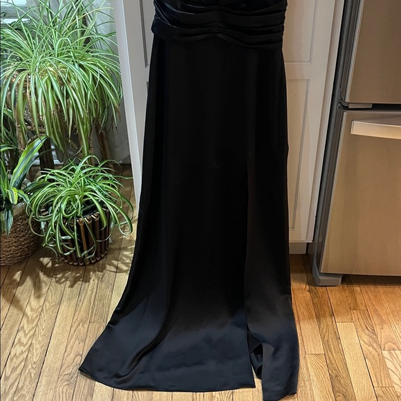 Ramy brook Ameera satin plunge gown - new with tags - Picture 4 of 7